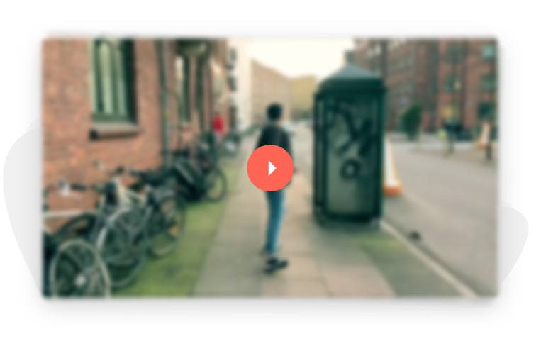 Screenshot af et videoportræt som en roommate kan optage og ligge op på sin annonce